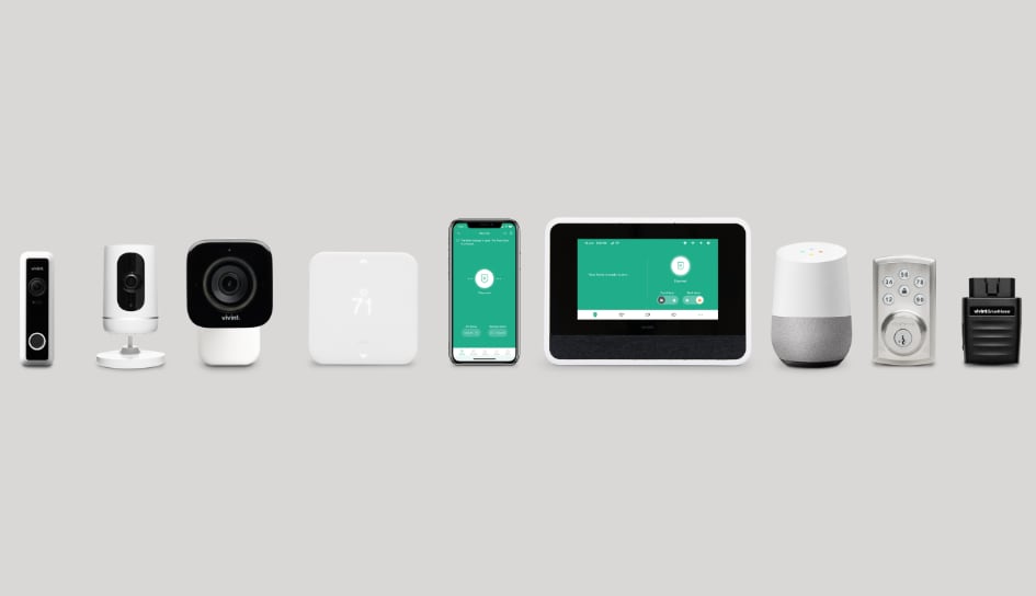 Vivint home security product line in Davenport